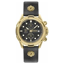 Autre Marque-6e Arrondissement Strap Watch-Golden,Metallic