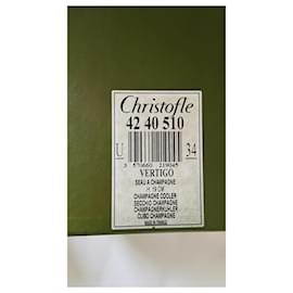 Christofle-refrigerador de champanhe 19 cm-Verde,Caqui