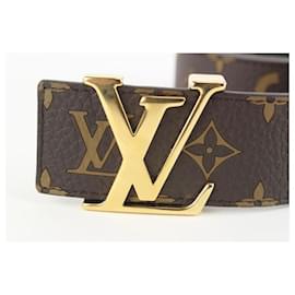 Louis Vuitton-LV x Supreme 110/44 Brown Monogram LV Initials Belt-Other