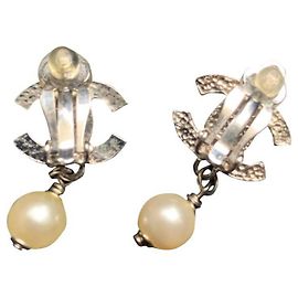 Chanel Aretes Plata