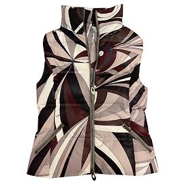 Emilio Pucci Coats, Outerwear Brown Black White