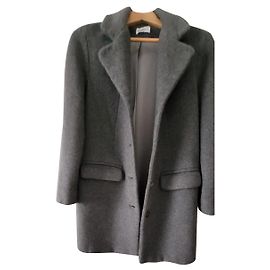 Abrigo Eric Bompard de cachemira gris Gris