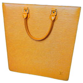 Louis Vuitton-Louis Vuitton Signature bag: "Louis Vuitton Paris Made in France" yellow ear-Yellow