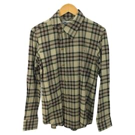 Vivienne Westwood-Vivienne Westwood MAN Long sleeve shirt / 44 / cotton / BRW / check / model number 299036-Brown