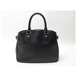 Louis Vuitton-LOUIS VUITTON PASSY PM M HANDBAG59262 IN BLACK PPE LEATHER HAND BAG-Black
