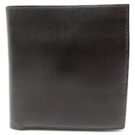 Hermès-HERMES WALLET WALLET IN BROWN EMBOSSED LEATHER LEATHER WALLET-Brown