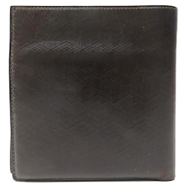 Hermès-HERMES WALLET WALLET IN BROWN EMBOSSED LEATHER LEATHER WALLET-Brown
