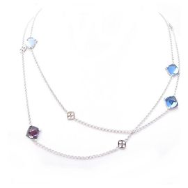 NUEVO COLLAR BACCARAT MINI MEDICIS 110 COLLAR NUEVO DE PLATA DE LEY Plata