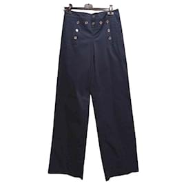 Louis Vuitton-Pants, leggings-Black,Blue