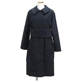 Louis Vuitton-[USED] Louis Vuitton Chester coat Half coat 100% cotton / 100% silk / Cupra / Wool black-Black