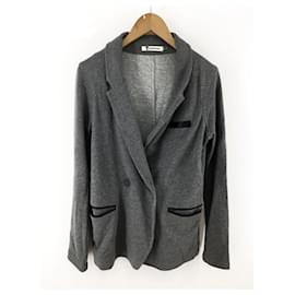 T By Alexander Wang-[Used]  T BY ALEXANDER WANG Sweat Tailored Jacket-Grey