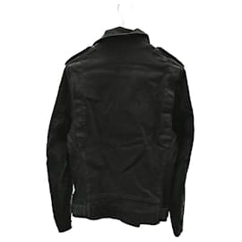 Balmain-[Used]  BALMAIN (Balmaın) 15SS coating processing riders jacket S5ht245C710W black-Black