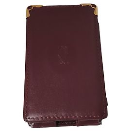 Cartier Purses, wallets, cases Dark red