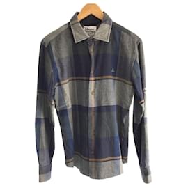 Vivienne Westwood-Vivienne Westwood MAN Long sleeve shirt / 48 / cotton / multicolor / check / VW-WR-82736-Multiple colors