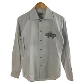 Vivienne Westwood-Vivienne Westwood MAN Long-sleeved shirt / 44 / cotton / GRY / VW-WR-87980-Grey