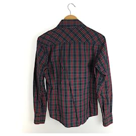 Vivienne Westwood-Vivienne Westwood MAN Long-sleeved shirt / 46 / cotton / RED / check / VW-WR-83558-Red