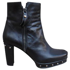Stuart Weitzman p boots 37 Black
