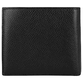 Men's Cash Square Folded Coin Wallet in Black/white