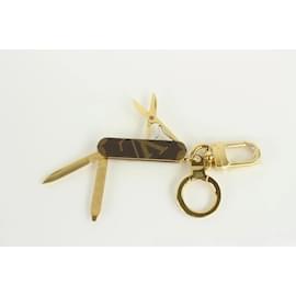 Louis Vuitton-LV x Supreme City Game Monogram Pocket Knife Keychain Bag Charm-Other