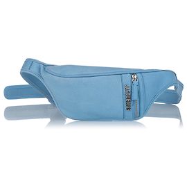 Jacquemus Blue La Banane Ledergürteltasche Blau Hellblau