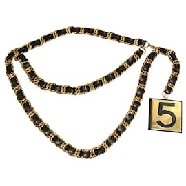 Chanel-Coleccionista 1987-Negro,Dorado