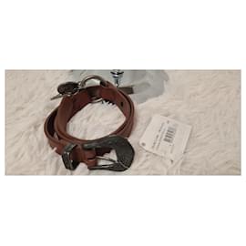 Dior-Cinturones Correas-Castaño