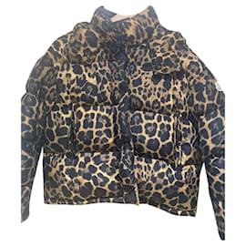 Moncler-Coats, Outerwear-Leopard print