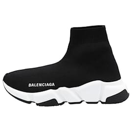 Balenciaga-Balenciaga Speed Recycled noir pour femmes-Noir
