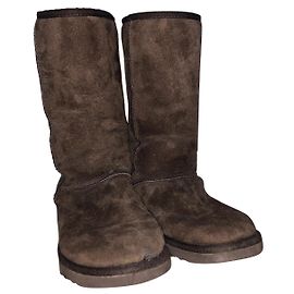 Botas Ugg Classic Tall Marrón Oscuro Piel de Cordero Marrón oscuro