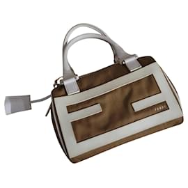 Fendi-Fendi Minibag Handtasche-Weiß,Beige