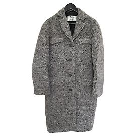 Acne Tessa Boucle coat Grey