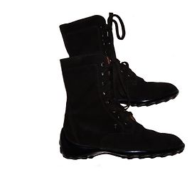 TOD'S WOMEN'S SUEDE GOMMINO ANKLE BOOTS Brown