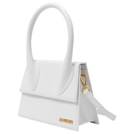 Jacquemus Bolsa Le Grand Chiquito em couro branco Branco