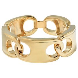 Paco Rabanne Pulseira Wave em Lata Dourada Prata Metálico