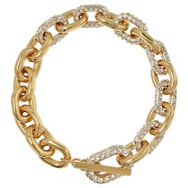Paco Rabanne Collier Xl Link en Doré Doré Métallisé