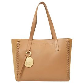 See by Chloé Bolsa Tilda em couro camelo Carne