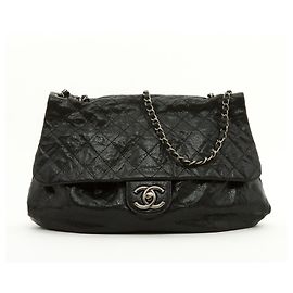 Chanel CAVIAR MACIO CLÁSSICO MAXI Preto
