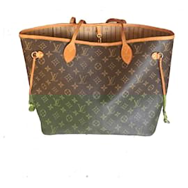 Louis Vuitton-MONOGRAMA NEVERFULL MM-Castanho escuro