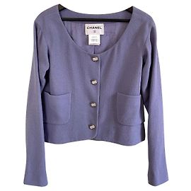 Chanel Jackets Purple