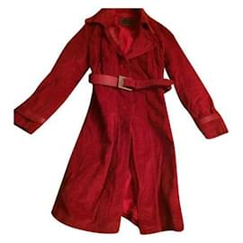 Adolfo Dominguez-Coats, Outerwear-Red
