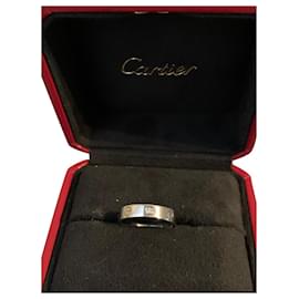 Cartier-Cartier Love ring 1 diamond-Silvery