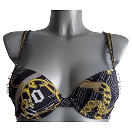 New Bra John Galliano black 80 b Black