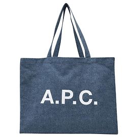 Apc Borsa tote Laure in tela blu Blu