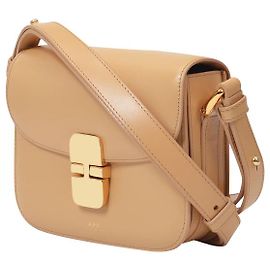 Apc Mini Sac Grace en Cuir Beige Beige