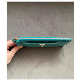 Chanel-Purses, wallets, cases-Turquoise