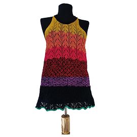 Vanessa Bruno Top de punto sin mangas de algodón Multicolor