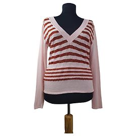 Suéter Blusa Listrada Rosa Bitte Kai Rand Rosa