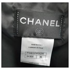 Chanel-Chanel Marineblaue kurze Jackenweste-Blau