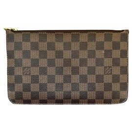 Louis Vuitton Neverfull Damier Ebene Clutch Bag Other