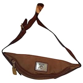 Moschino-Moschino Redwall belt bag-Brown,Beige
